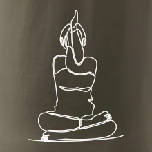 Jóga v sede jedným ťahom