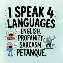 I speak 4 language - Petanque