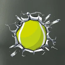 Tenisová loptička v triku