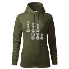 Šachové figúrky kreslené