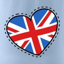 Británia srdce prsník