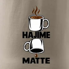 Hajime matte káva judo