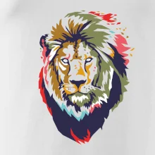 Hlava leva kreslená jednoduchá