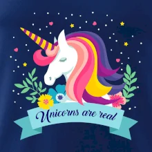 Unicorns are real dúhový Unicorns are real dúhový