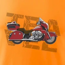 Cestovná motorka Amerika červená Cestovná motorka Amerika červená