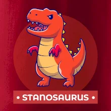 Dinosaurie mená - oranžový dinosaurus Dinosaurie mená - oranžový dinosaurus