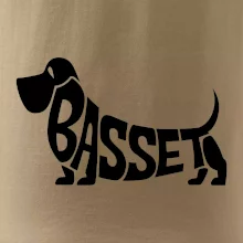 Basset nápis v tele