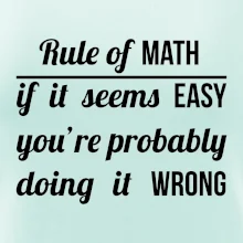 Rule of math