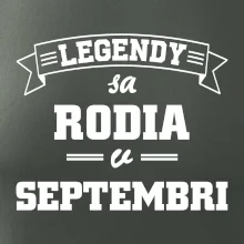Legendy sa rodia v septembri