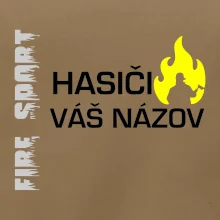 Hasiči - Váš názov - FLUO + Reflexná potlač