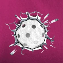 Florbal lopta v triku Florbal lopta v triku