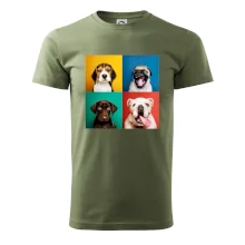 Psi šteňatá koláž