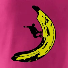 Skateboardista na banánu