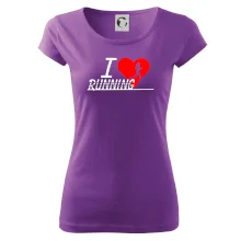I love running dievča