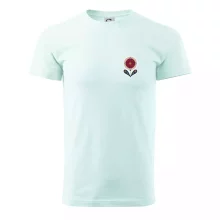 Folklór na prsníku kvetina guľatá