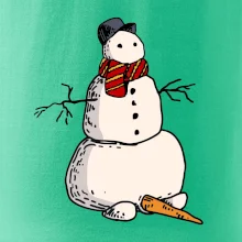 Snehuliak so spadnutým nosom