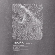 Kriváň - vrstevnice v obdĺžniku
