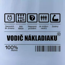 Čiarový kód - Vodič nákladiaku Čiarový kód - Vodič nákladiaku