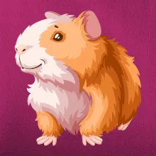 Morča - kreslené, bielo oranžové