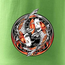 Yin & Yang Koi kapor - oranžový