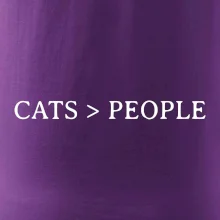 Cats > people