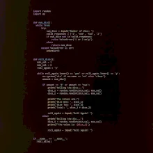 Python Generátor hodu kockou
