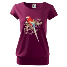 Papagáj  na listnatom strome