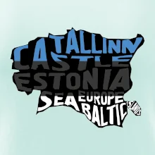 Mapy - názvy miest - Estónsko