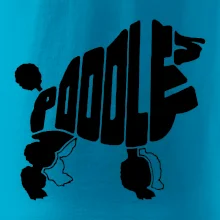 Pudel - nápis v tele Pudel - nápis v tele