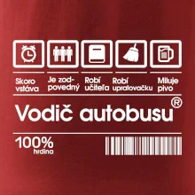 Čiarový kód - Vodič autobusu