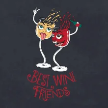 Best wine friends dancing (Pecka design) Best wine friends dancing (Pecka design)