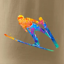 Skokan na lyžiach splash