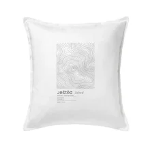 Ještěd - vrstevnice v obdĺžniku