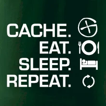 Eat sleep repeat Cache