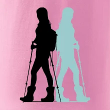 Nordic walking figúry - žena