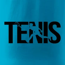 Tenis nápis silueta