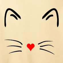 Mačka - srdce namiesto nosa