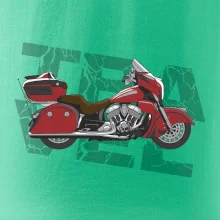 Cestovná motorka Amerika červená Cestovná motorka Amerika červená