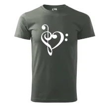 Husľový kľúč srdce Husľový kľúč srdce