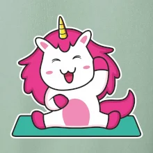 Yoga veselý jednorožec