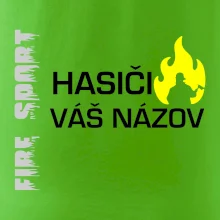 Hasiči - Váš názov - FLUO + Reflexná potlač