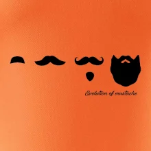 Evolution mustache Evolution mustache