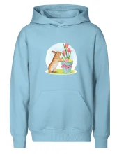 Veľkonočný zajačik tulipány