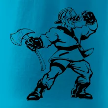 Hasič stojaci - nápis hasiči - Veľký nápis na chrbte