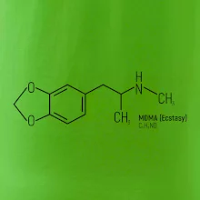 Molekulárna štruktúra MDMA Extáza