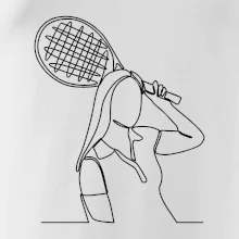 Tenistka jedným ťahom