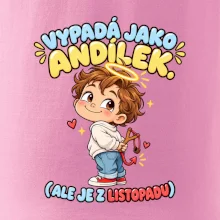 Vypadá jako andílek ale je z listopadu s prakem