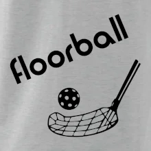 Floorball nápis šikmo