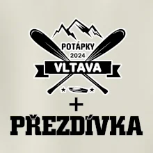 K vode - pádla hory (vlastný nápis)