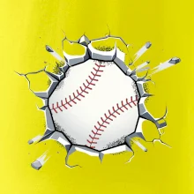 Baseball lopta v triku